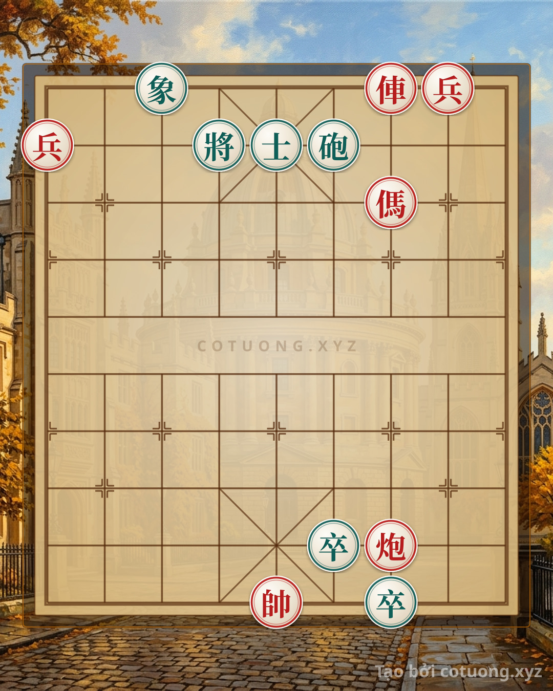 Challenge: Xiangqi Super Hard: Red Crushes Black in 5 Moves - Tactical Secrets - Can you solve it?