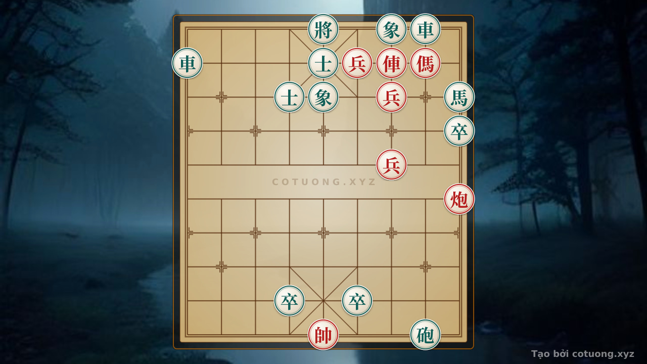 Thế cờ: Xiangqi: The Silent Death Trap in Move 9 - The Quiet Death from the Chessboard — Cờ Tướng Online