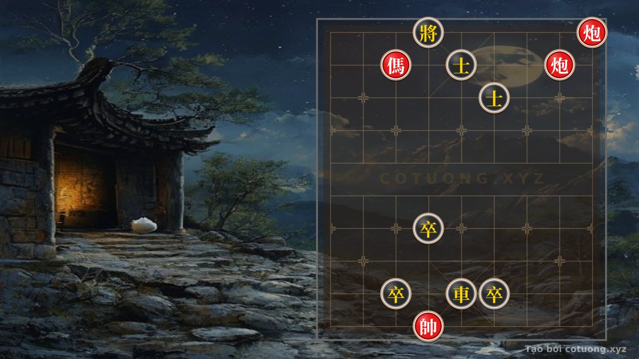 Thế cờ: Ngọa Tào Horse: Counterattack Defense Tactics in the Black Chariot Solo Scenario — Cờ Tướng Online