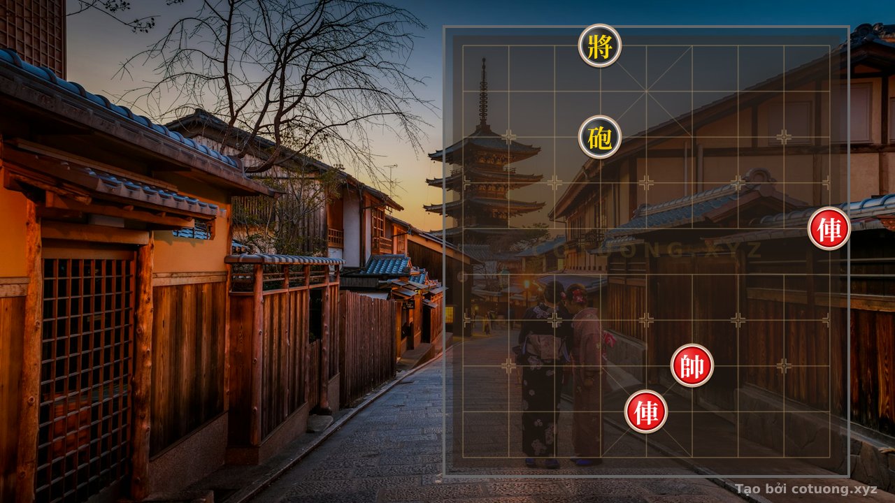 Thế cờ: Xiangqi: Defensive Tactics Against Two Red Chariots and a General — Cờ Tướng Online