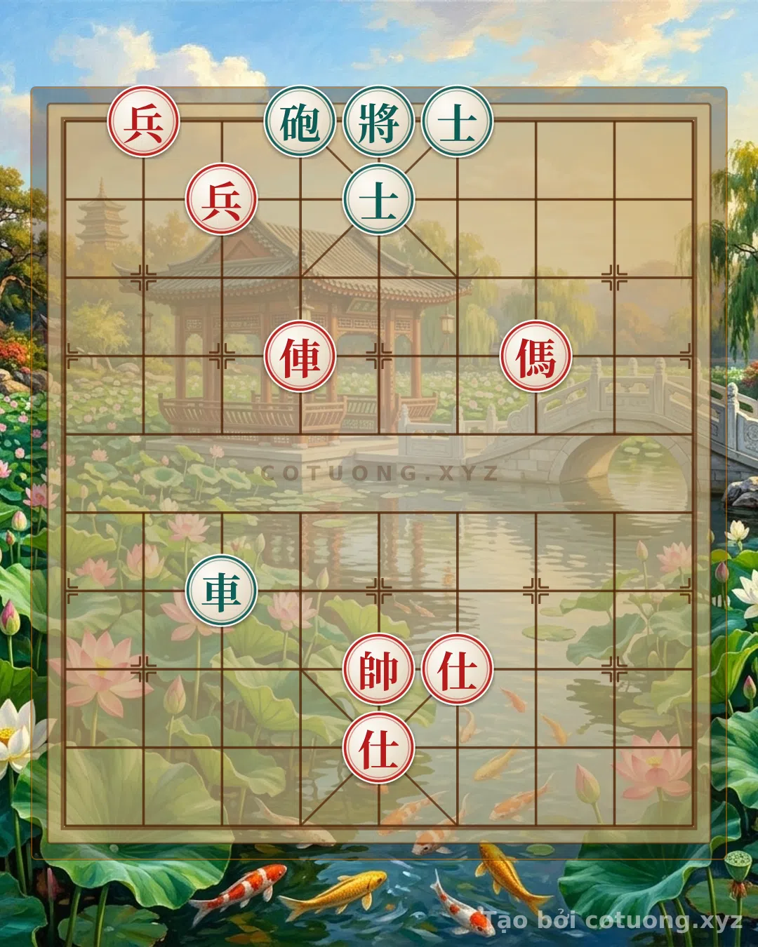 Thế cờ: The Hidden Secrets of Life and Death in Xiangqi: When the Red Chariot and Horse Penetrate the Black Cannon's Defense with Two Pawns - A Masterful Strategy Few Discover — Cờ Tướng Online