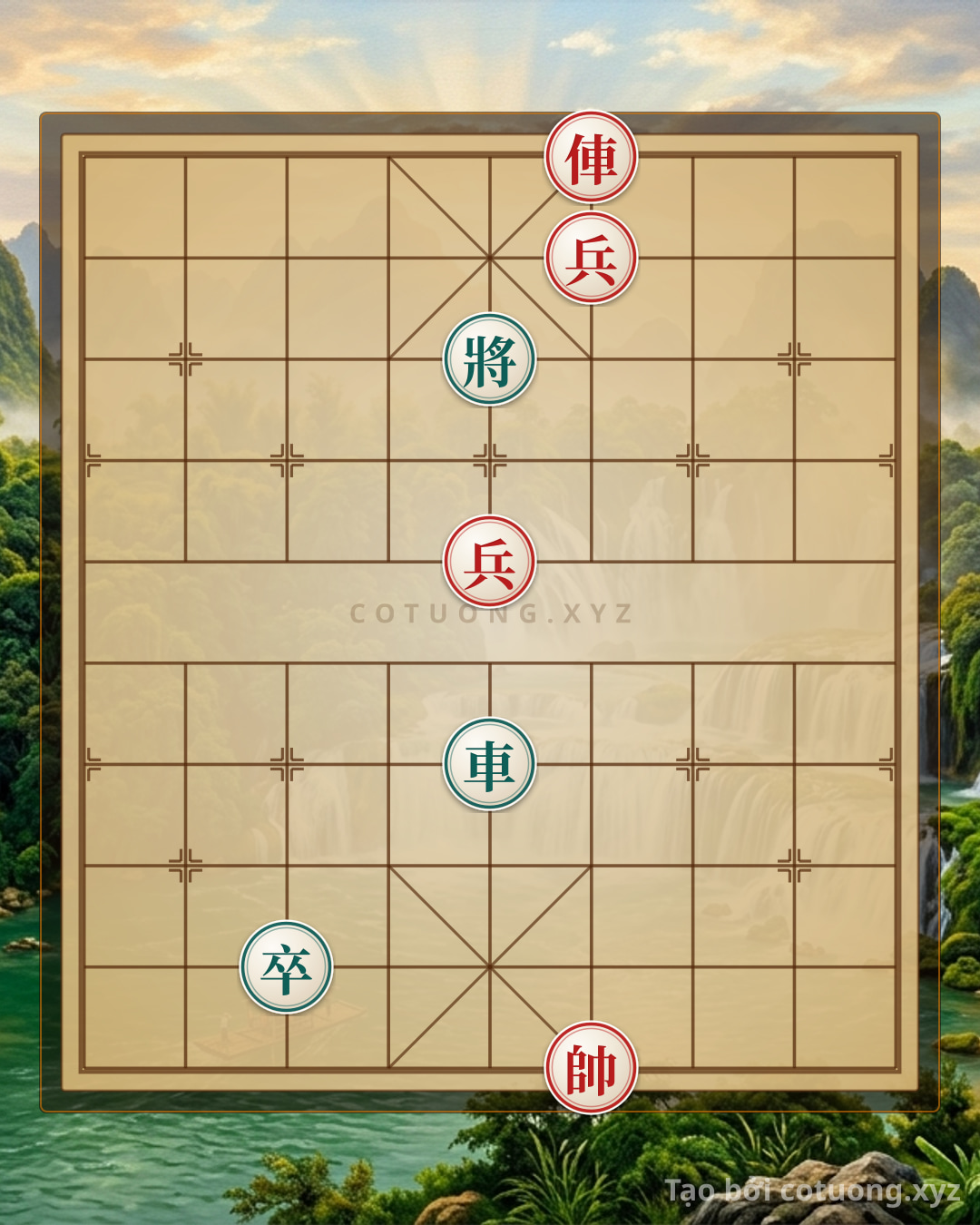 Challenge: Red Chariot on File 4, Rank 10: A Decisive Strike Strategy to Break Black's Defense - Can you solve it?