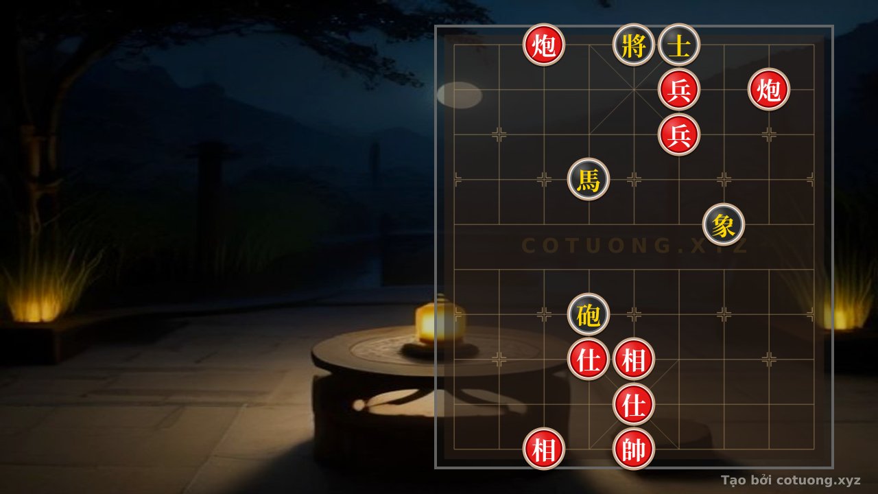 Thế cờ: Red Cannon at 7-10: The 'Horse's Gallop' Strategy in Xiangqi — Cờ Tướng Online