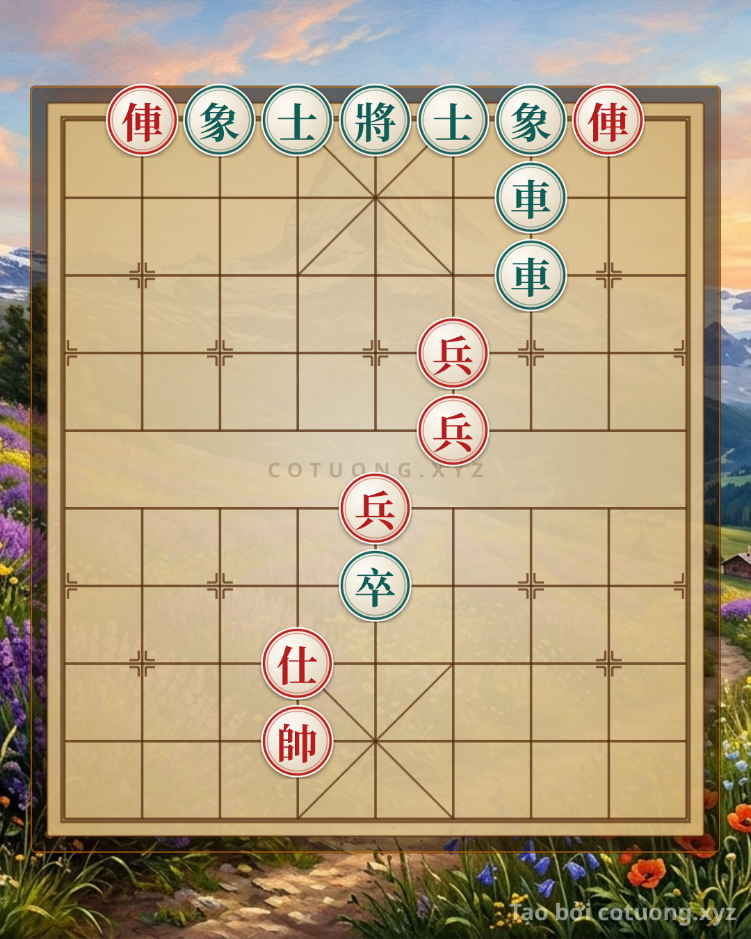 Challenge: Endgame Mastery: 2Rooks 3Pawns vs 2Rooks Pawn 2Bishops 2Cannons - Breakthrough Strategy - Can you solve it?