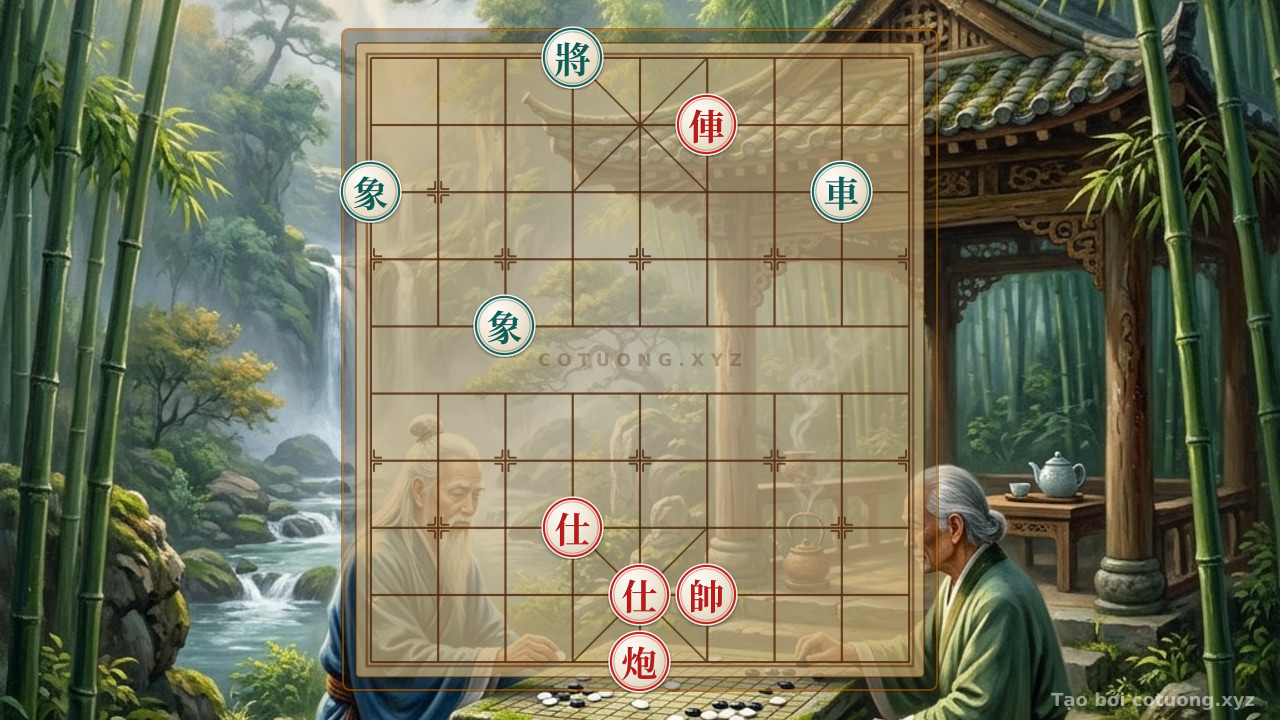 Thế cờ: Red General's Breakthrough! First-Move Blitzkrieg Strategy Wins the Game — Cờ Tướng Online