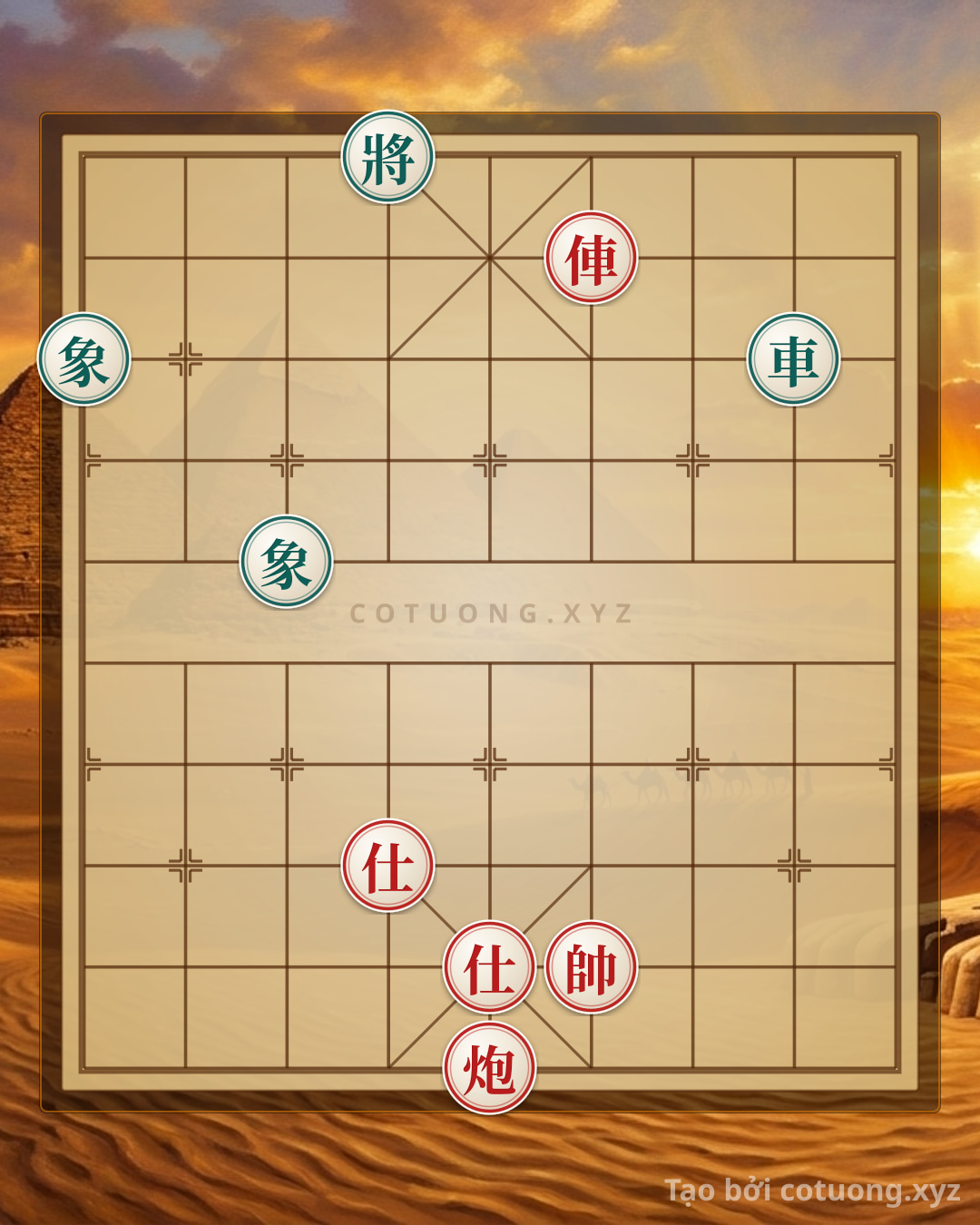 Challenge: Red General's Breakthrough! First-Move Blitzkrieg Strategy Wins the Game - Can you solve it?