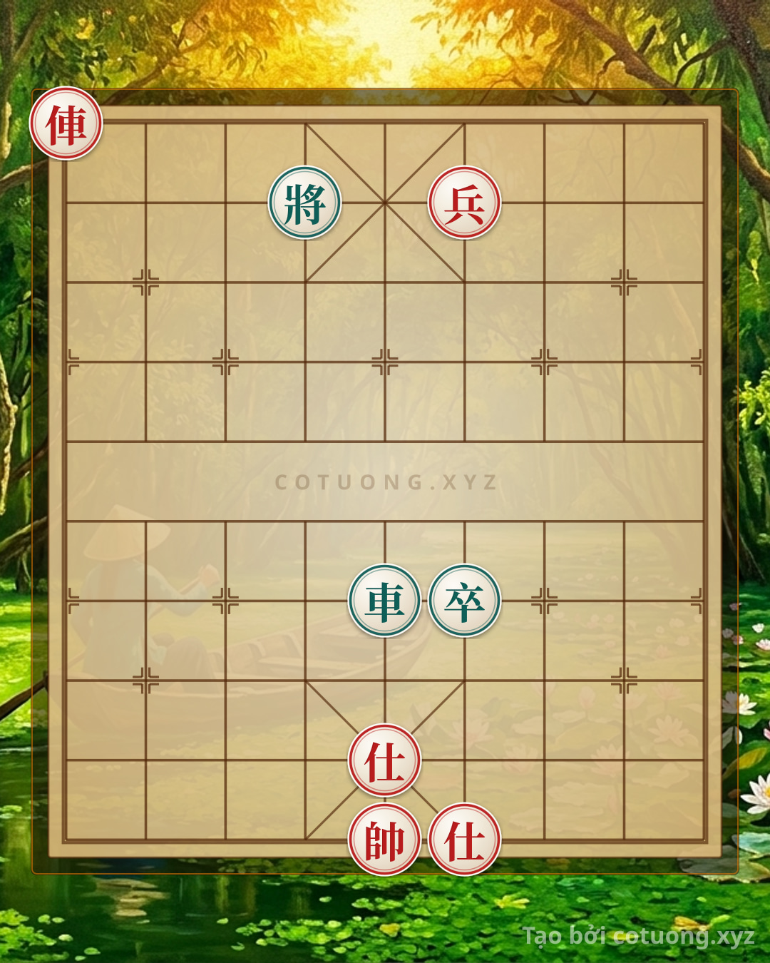 Challenge: Red Rook at 9th File, 10th Rank: 