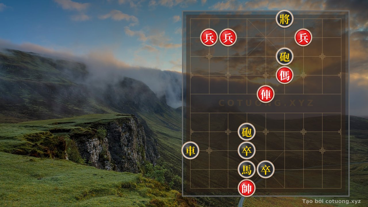 Thế cờ: Xiangqi Tactical Analysis: 