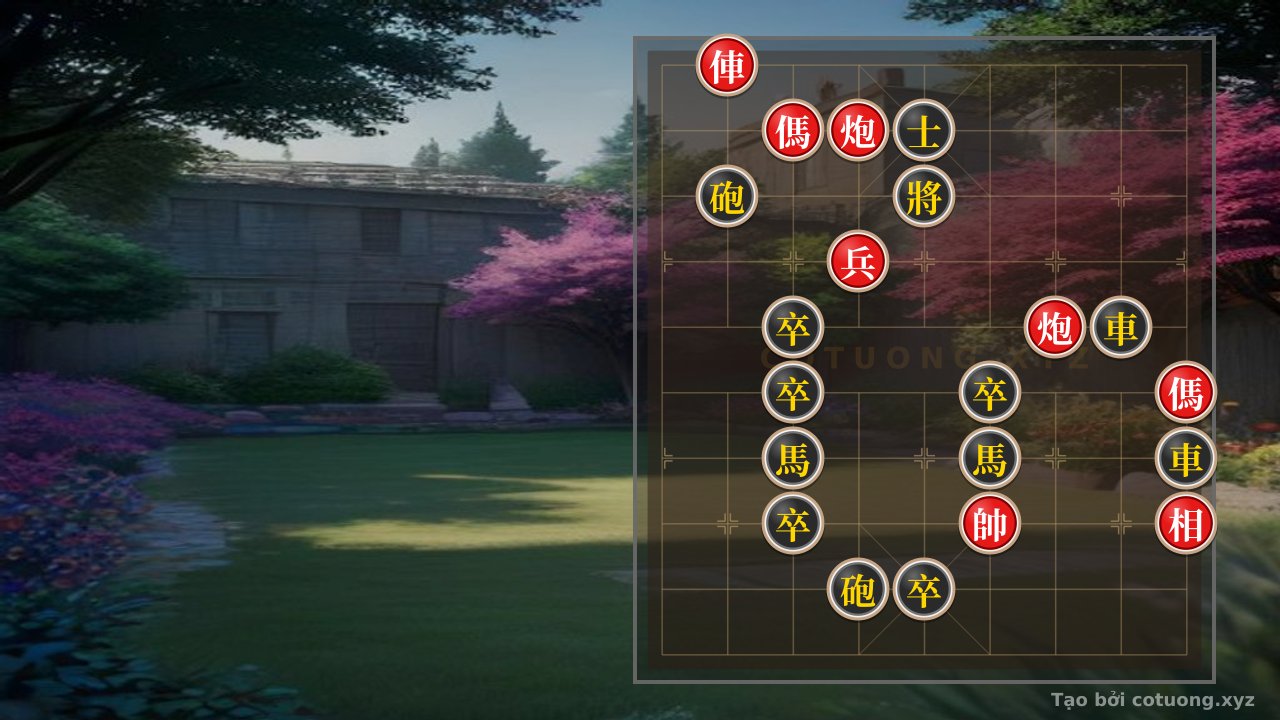 Thế cờ: Mastering the Classic Battle: How 2Rooks, 2Cannons, and 2Horses Defeat 2Rooks, 2Cannons, 2Horses, and 5Pawns - The Heartbreaking Move of a Young Player — Cờ Tướng Online