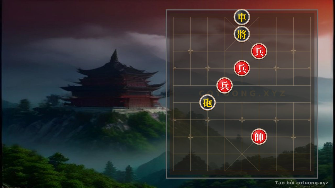 Thế cờ: Black Cannon on File 3 Strikes Swiftly! Red Pawn on File 6 Launches a Decisive Counterattack - Instant Victory with the 'Thunder Dragon Silver Elephant' Strategy — Cờ Tướng Online