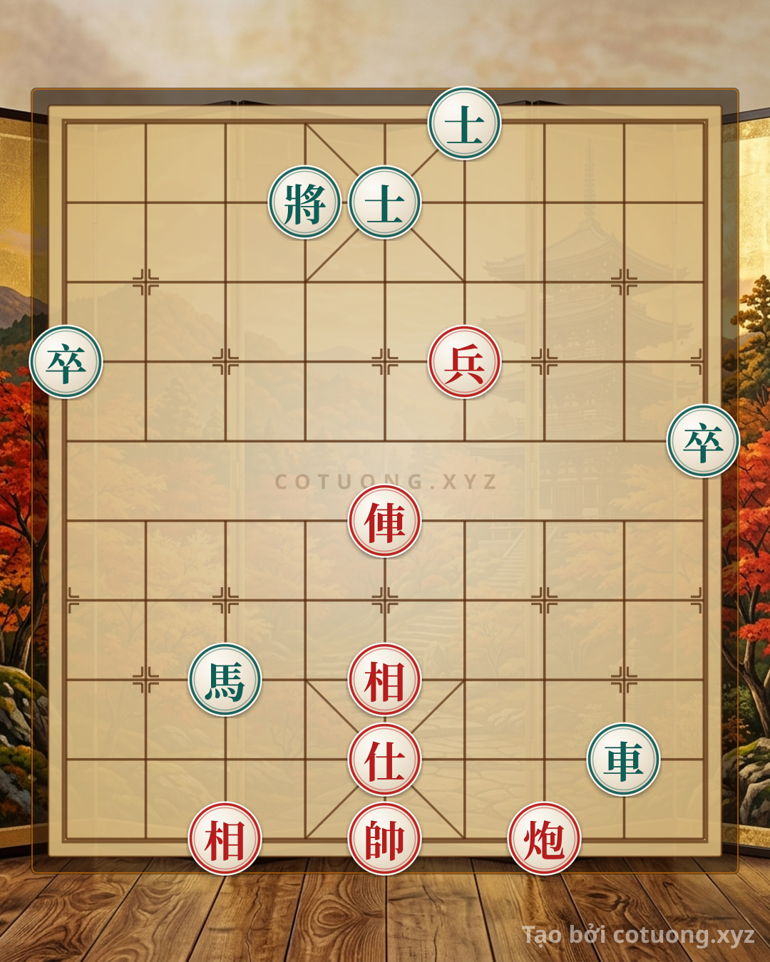 Thế cờ: 'Deadly Trap' Line 5: 