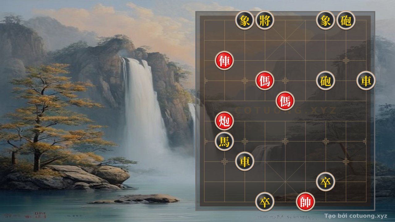 Thế cờ: The Tense Xiangqi Battle: Psychological Pressure and Bold Counterattack — Cờ Tướng Online