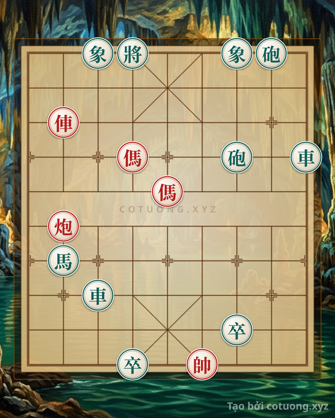 Challenge: The Tense Xiangqi Battle: Psychological Pressure and Bold Counterattack - Can you solve it?