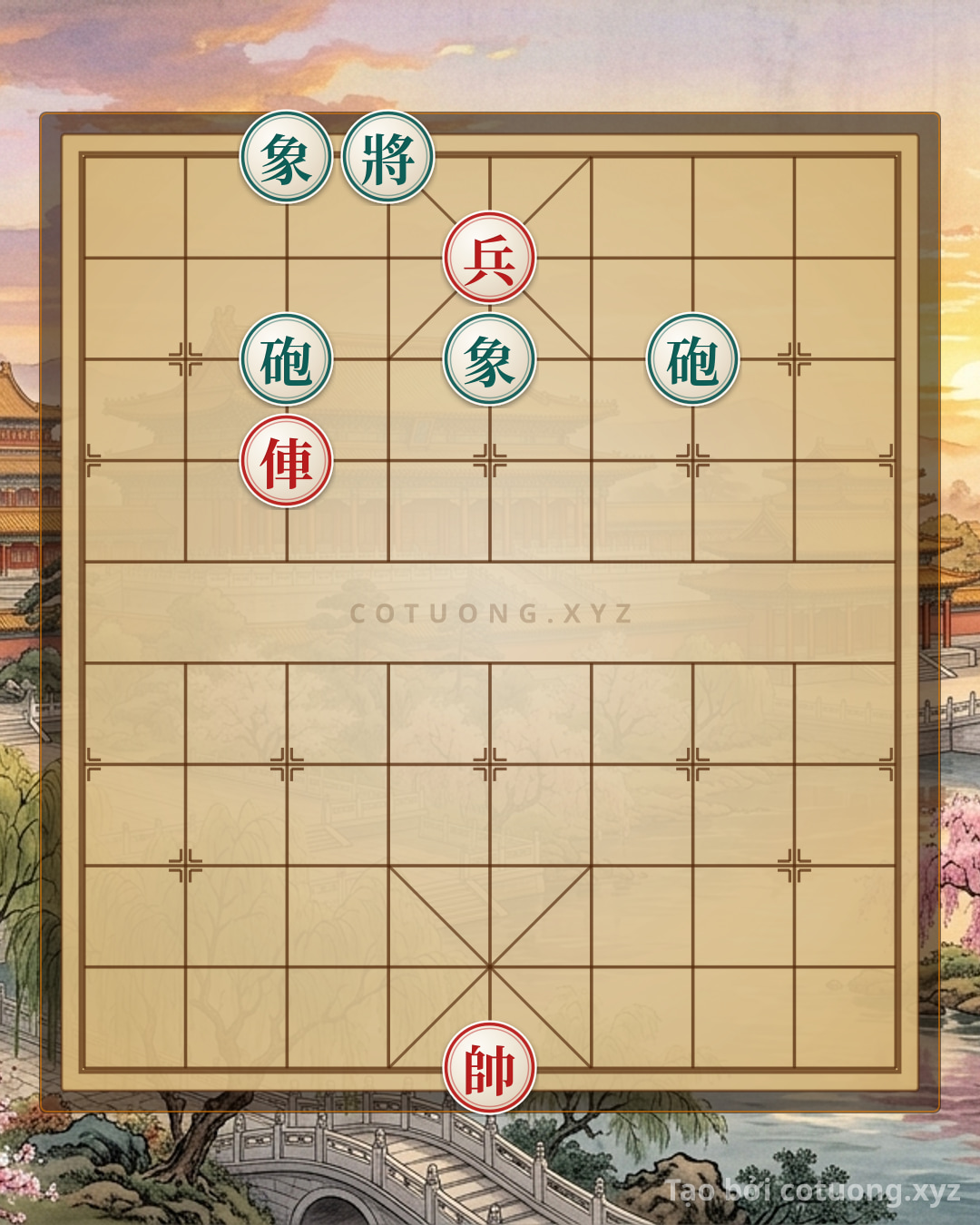Challenge: Đơn xa đoạt tượng bức cung - Can you solve it?