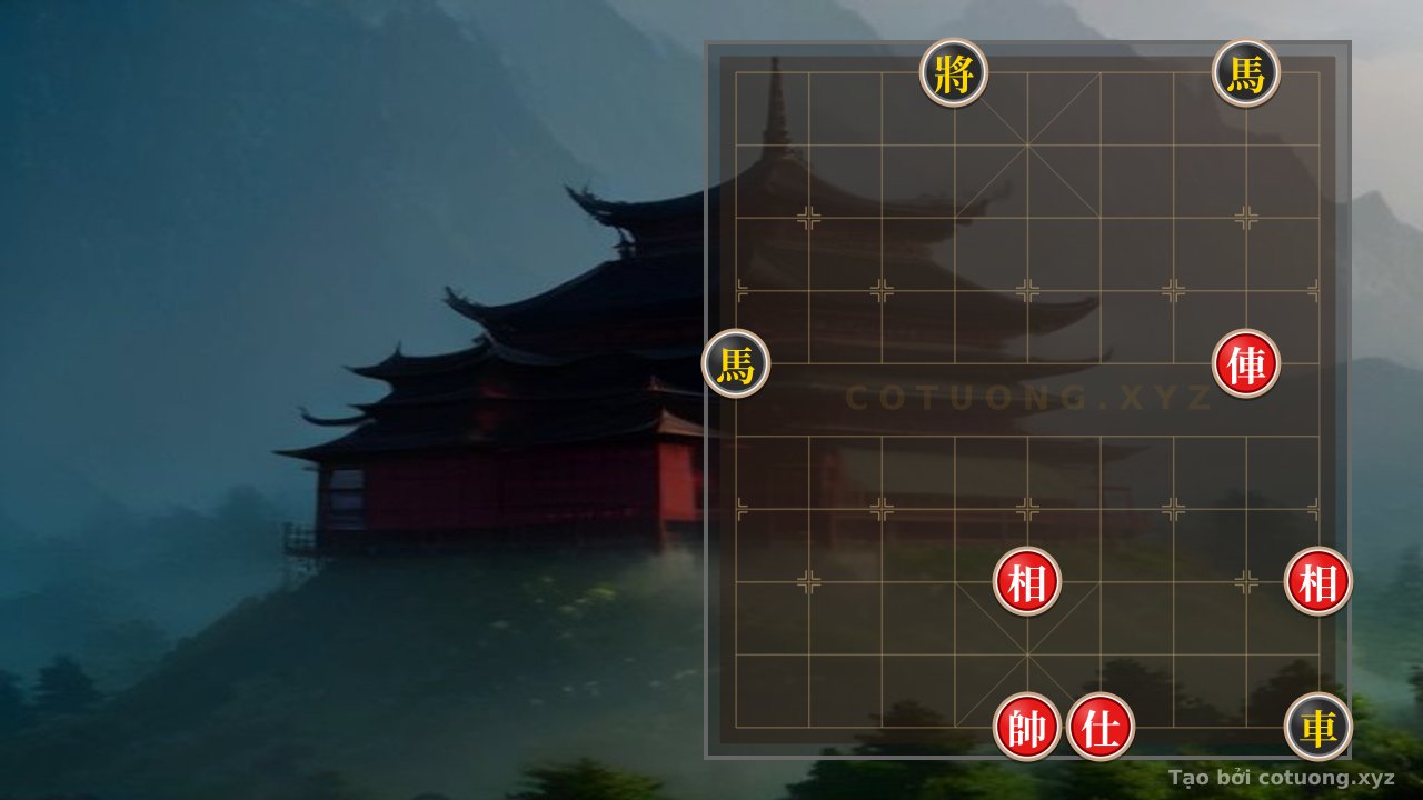 Thế cờ: Defeating the Black Horse Pair with the 'Chariot Straight Attack' Strategy - Xiangqi 8/10 — Cờ Tướng Online