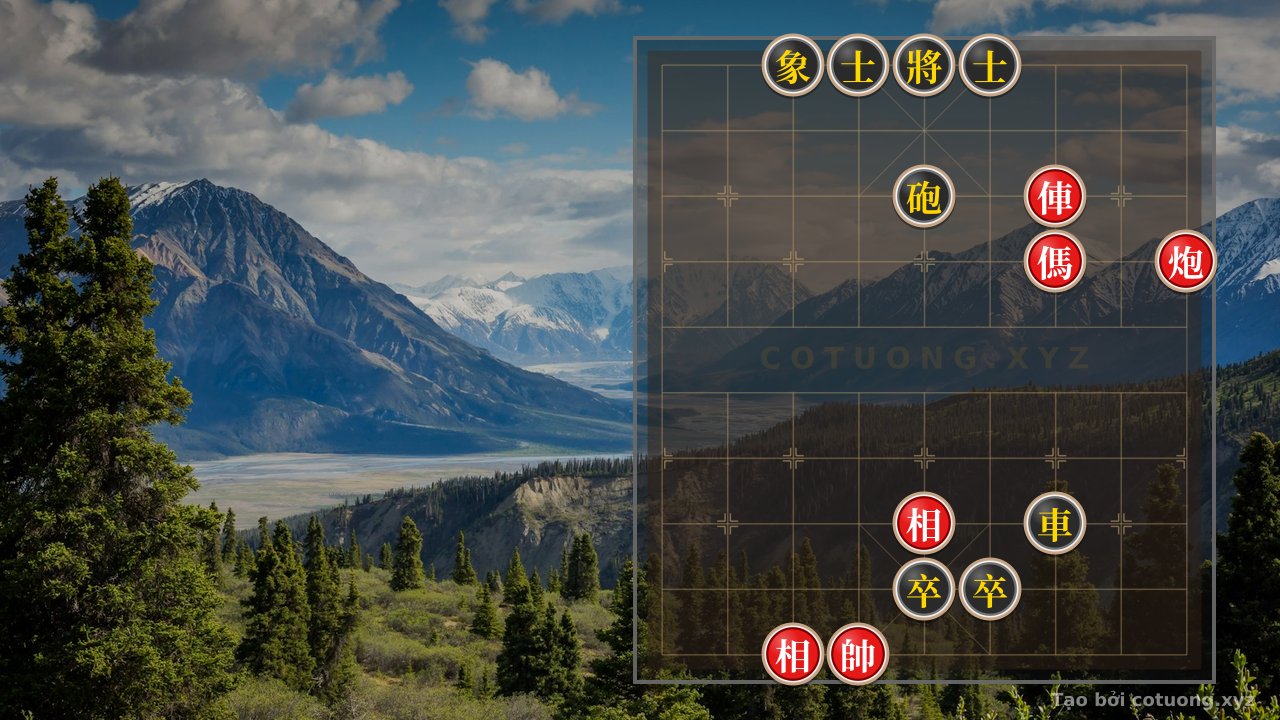 Thế cờ: Xiangqi: Red Strategy Breaks Black's Double Horse Formation — Cờ Tướng Online
