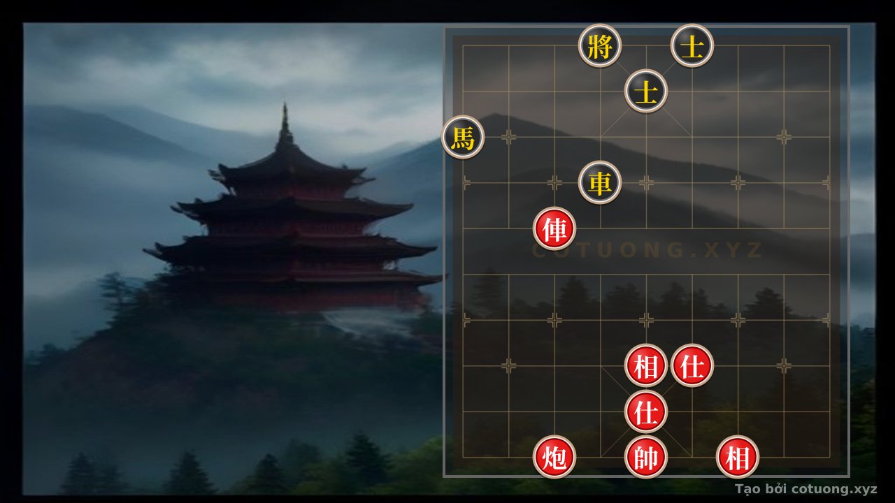 Thế cờ: The Lone Red Chariot: Mastering the Breakthrough When Only the Red Chariot Remains — Cờ Tướng Online