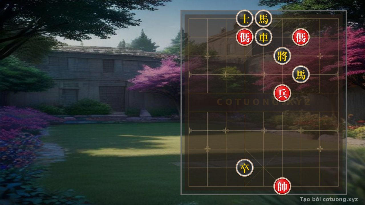 Thế cờ: Classic Xiangqi Formation: Double Horse Interlocking, Rook Thrust - Red's Offensive Strategy — Cờ Tướng Online