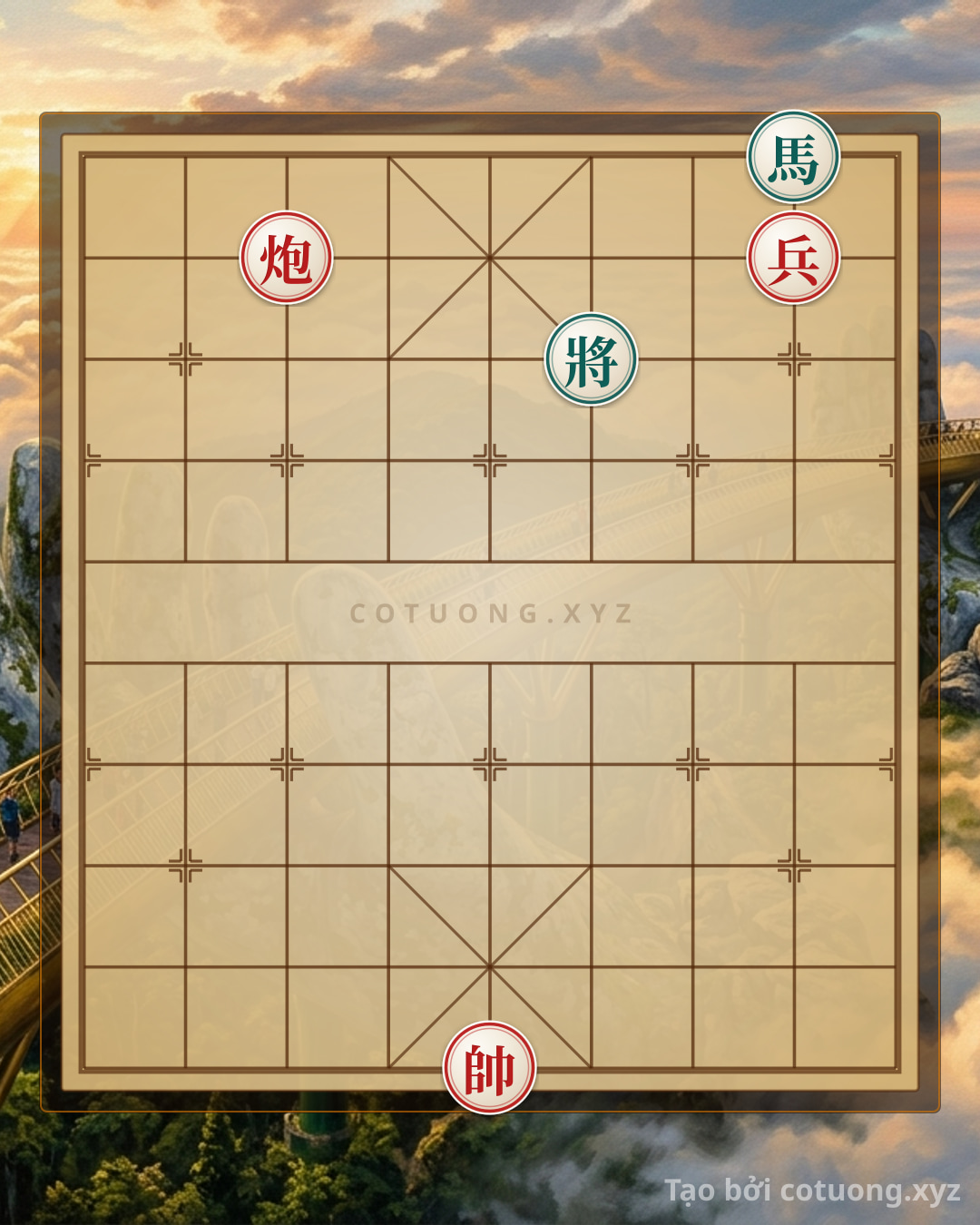Challenge: Đơn pháo độc bộ, diệu kế tàn cuộc - Can you solve it?