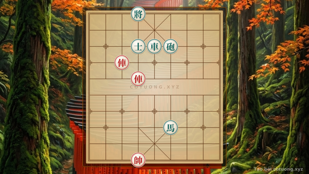Thế cờ: Mastering the 2 Rooks vs. Rook Cannon Horse Advisor: Grandmaster Tactics — Cờ Tướng Online
