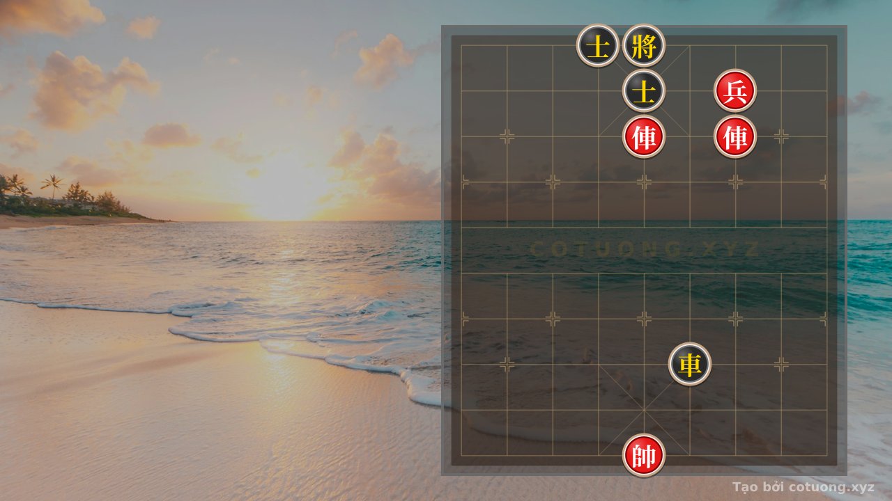 Thế cờ: Red General 'Blocking the Nose' Black Chariot: Tips for Playing Xiangqi When Lacking Advisors — Cờ Tướng Online