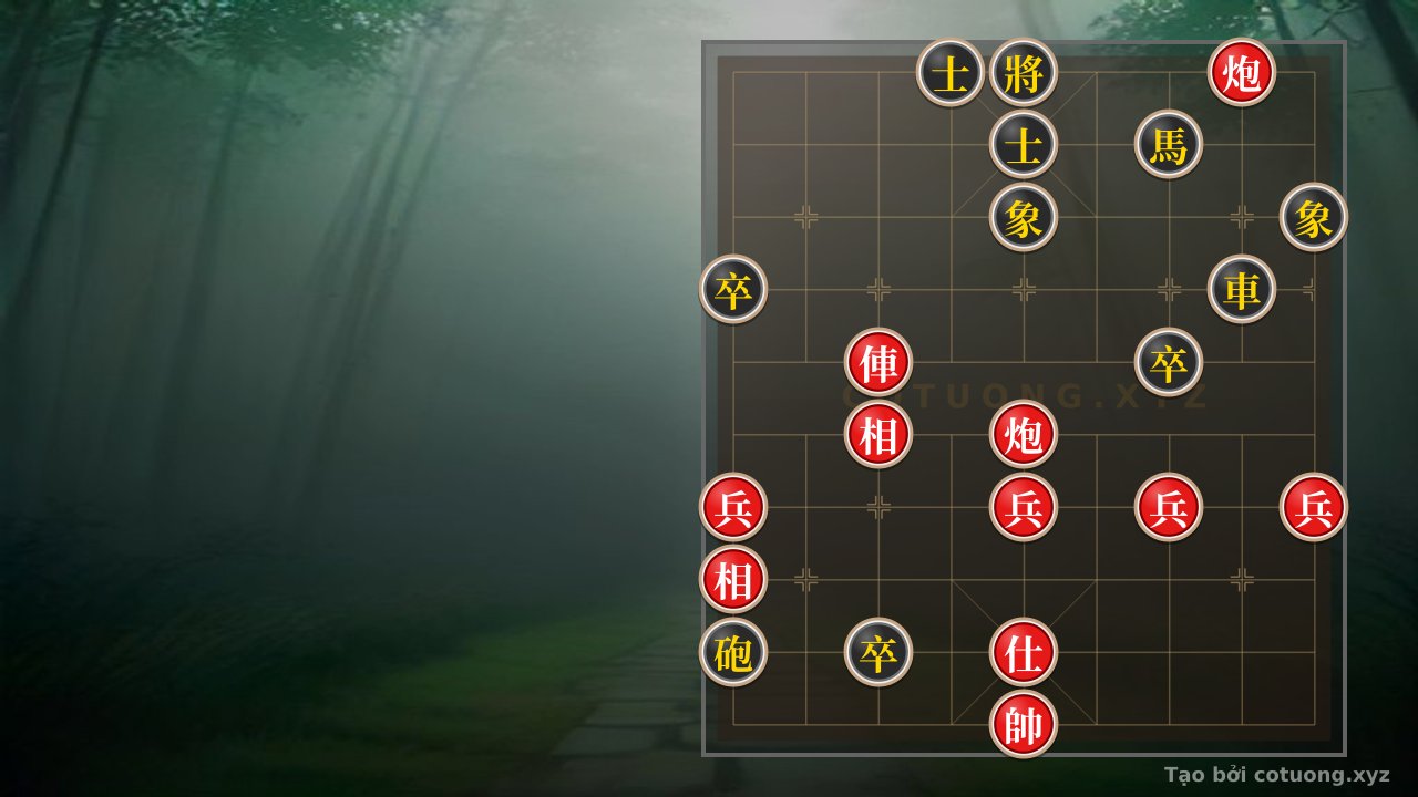 Thế cờ: The Secret of Xiangqi: When the Red Chariot Faces the Black Cannon in a Brutal Battle — Cờ Tướng Online