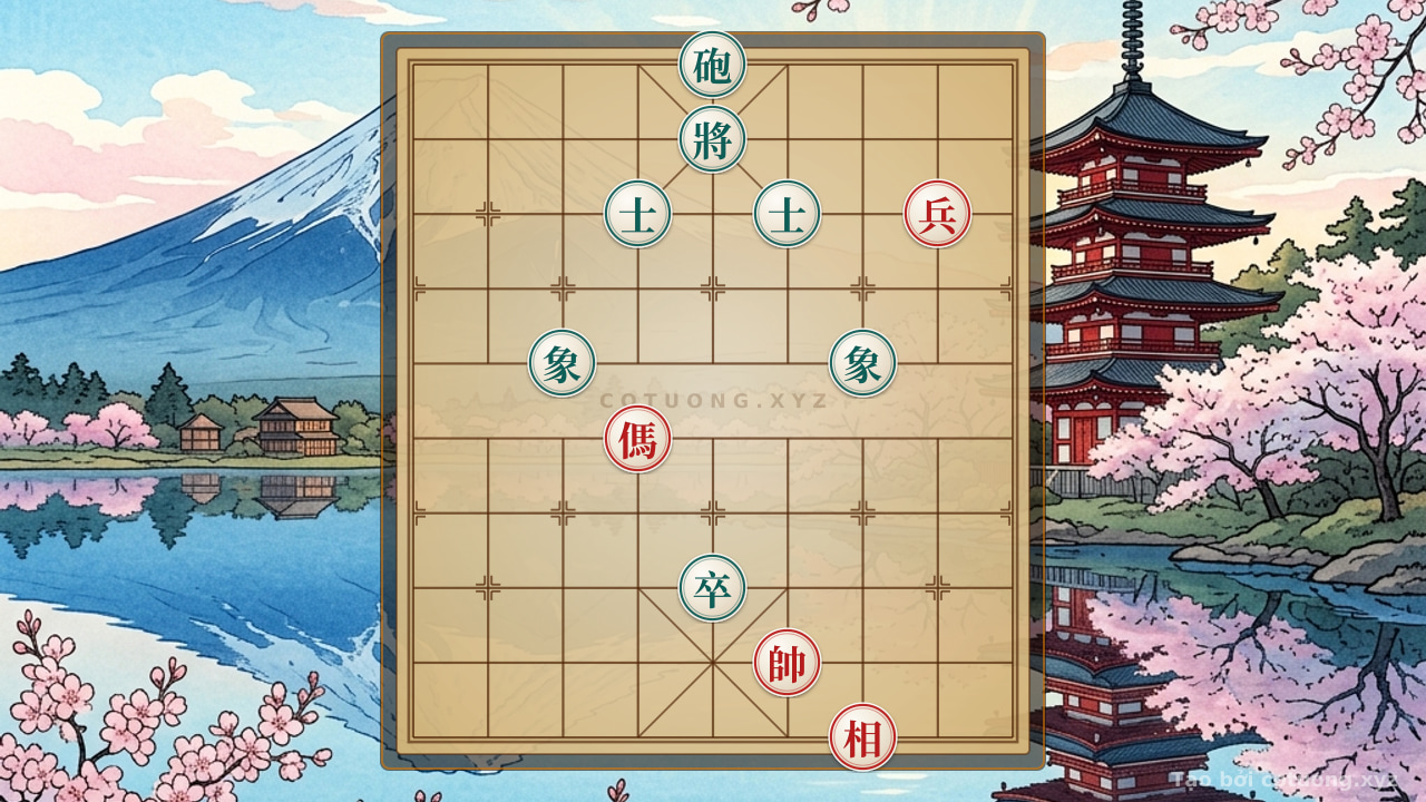 Thế cờ: Xiangqi Online: Black Cannon Open 5 vs Red Pawn - The 'Elephant Trap' Strategy: A New Move for Hidden Chess Players? — Cờ Tướng Online