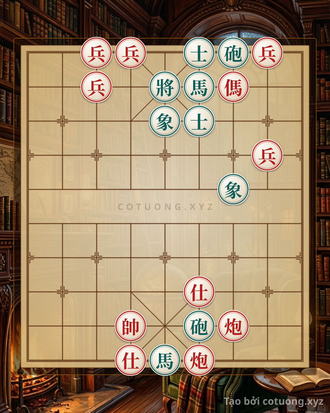 Challenge: Mastering Endgame Tactics: 2 Red Cannons + Horse + 5 Red Pawns vs. 2 Black Cannons + 2 Horses - Can You Find the Decisive Move? - Can you solve it?