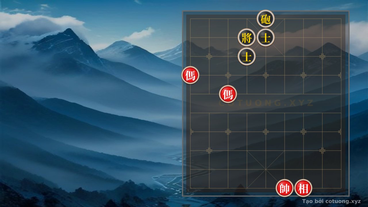 Thế cờ: The Classic Reversal: When Two Horses and an Elephant Defeat the Black Cannon and Two Advisors in a Jianghu Chess Battle #0fd0 — Cờ Tướng Online