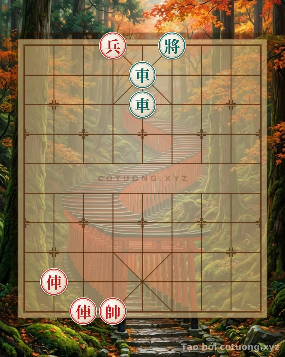Thế cờ: The Art of Xiangqi: When the Red Chariot Dances Across the Board Like a Fiery Dragon Ascending — Cờ Tướng Online