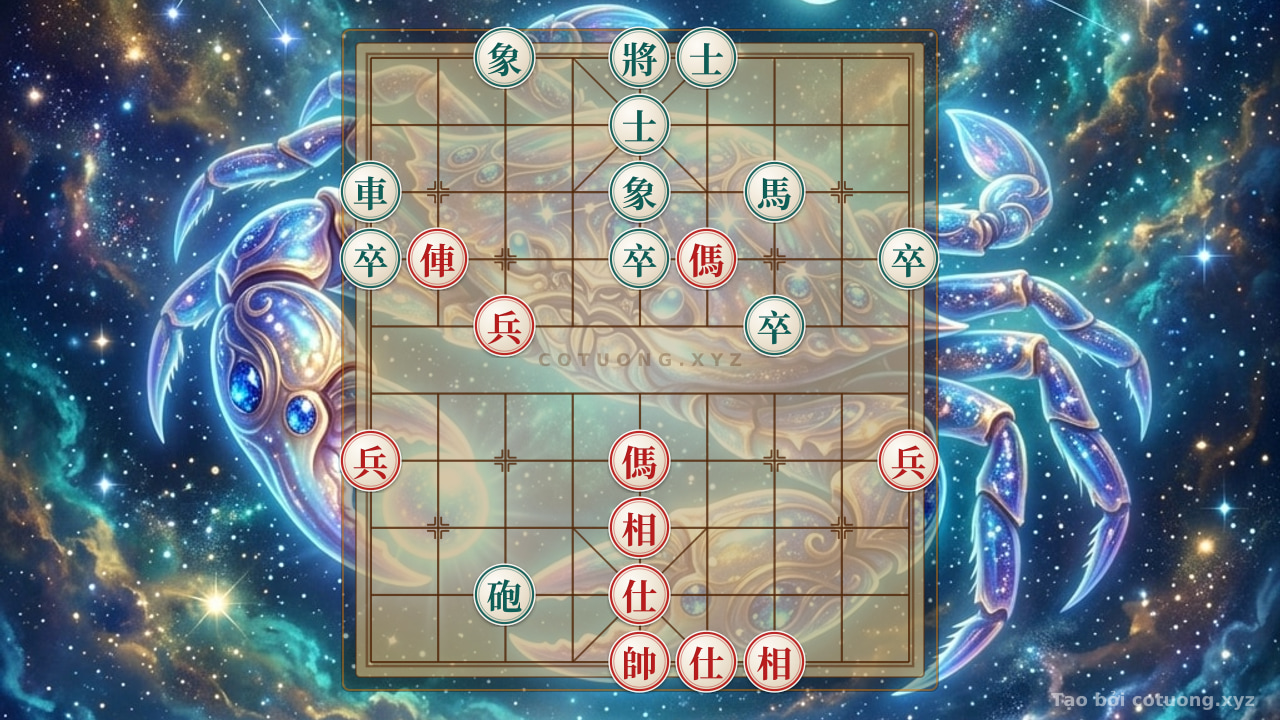 Thế cờ: The Hidden Secrets of Jianghu Chess: When the Red Chariot and Horse Trap the Death Point - Decoding the Deadly Black Cannon's Coordinated Strike — Cờ Tướng Online