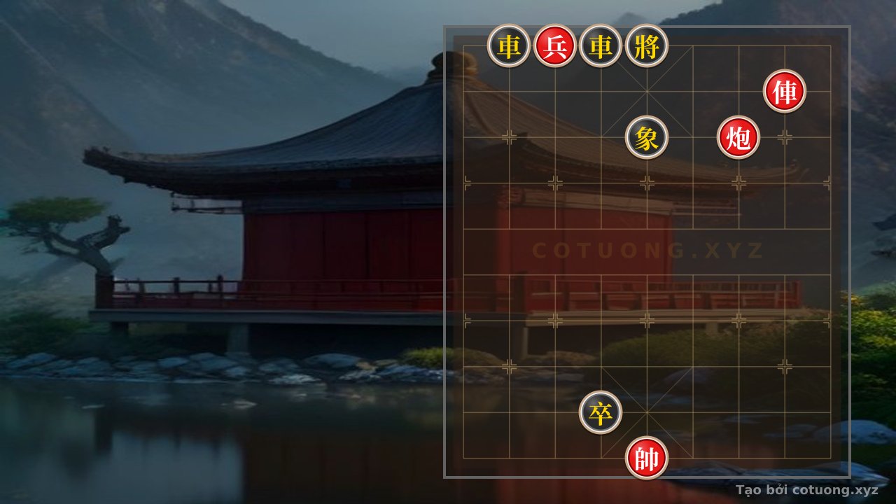 Thế cờ: The 'Empty Cannon' Formation - The Red Chariot's Counterattack Strategy in a Level 1/10 Opening — Cờ Tướng Online