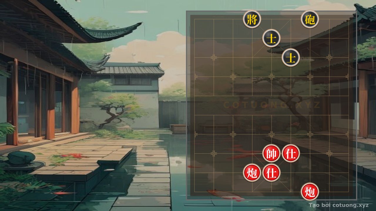 Thế cờ: Xiangqi Position 'Black General Exposed on the 4th File' - A Challenging Defense Against AI (Detailed Guide for Beginners) — Cờ Tướng Online