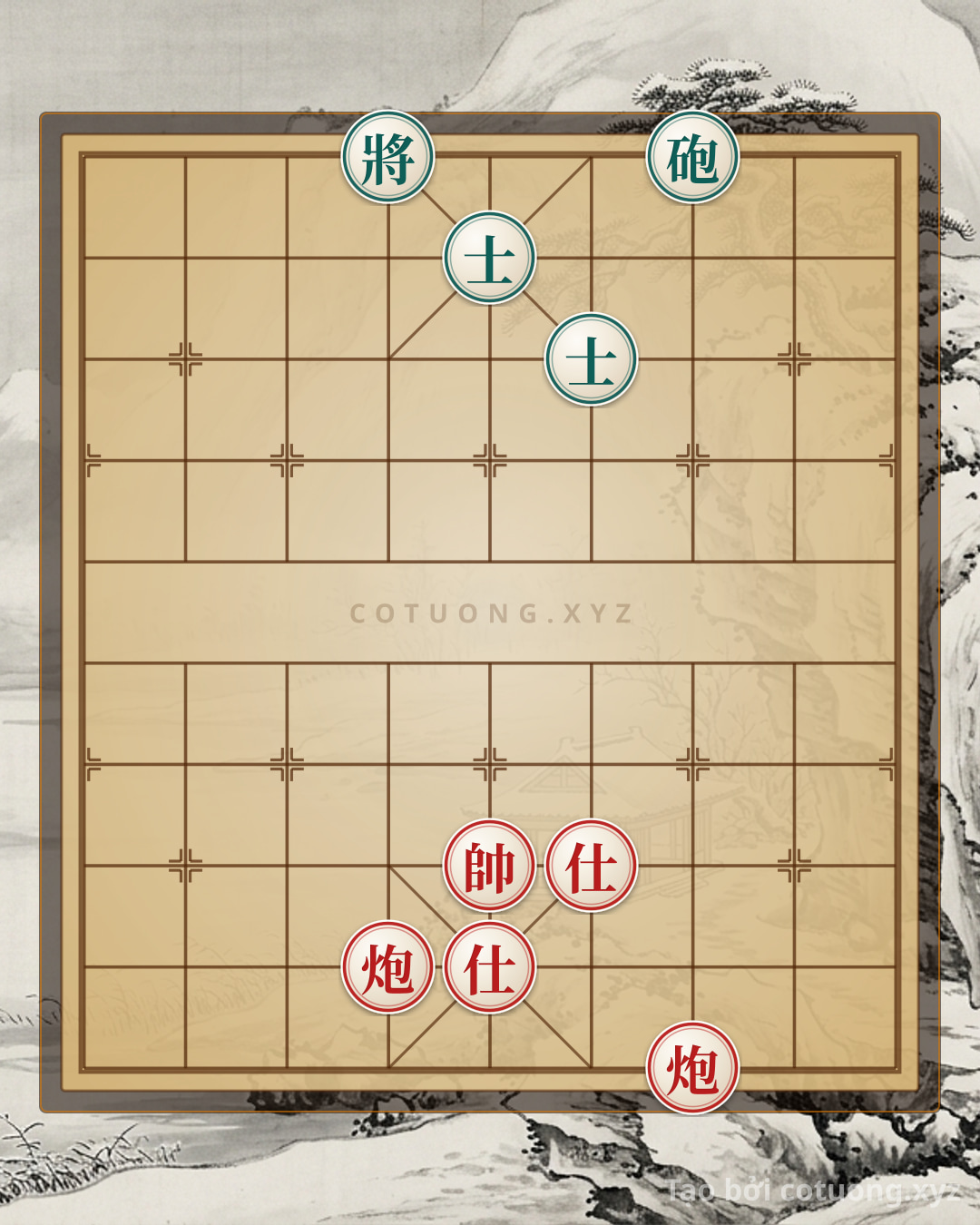 Challenge: Xiangqi Position 'Black General Exposed on the 4th File' - A Challenging Defense Against AI (Detailed Guide for Beginners) - Can you solve it?