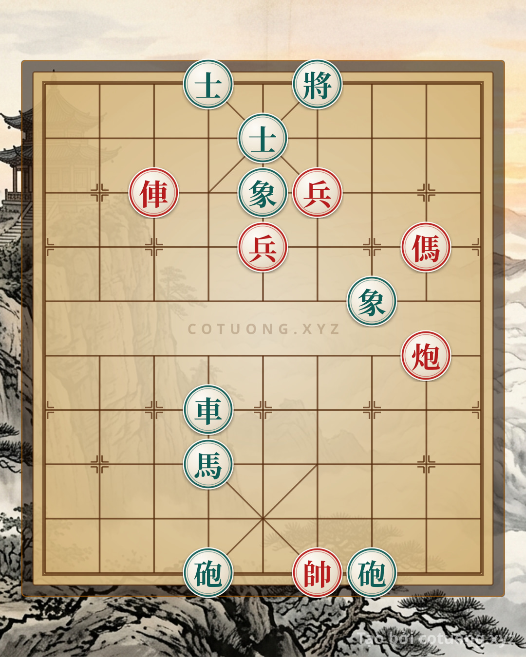 Challenge: Xiangqi: The Art of the Red Chariot's Direct Attack on File 7, Rank 8 - Can you solve it?