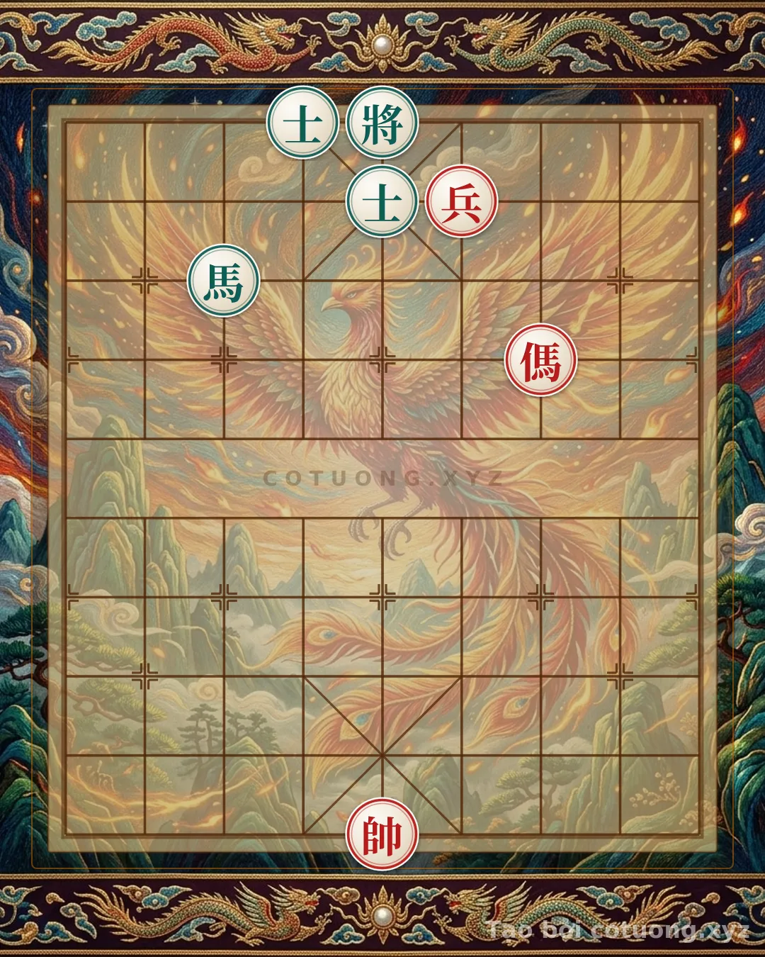 Challenge: The Double Horse Surprise: The Mystery of the Red General's Chessboard - Can you solve it?