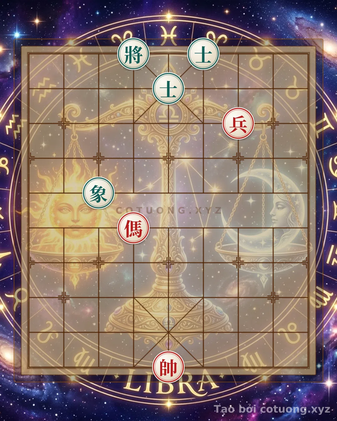 Thế cờ: 6-Star Challenge: How Black Defends with Only King, Two Advisors, and One Elephant? — Cờ Tướng Online