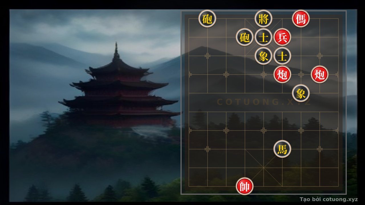 Thế cờ: Xiangqi (Chinese Chess) Strategy: Decoding the Siege Formation — Cờ Tướng Online