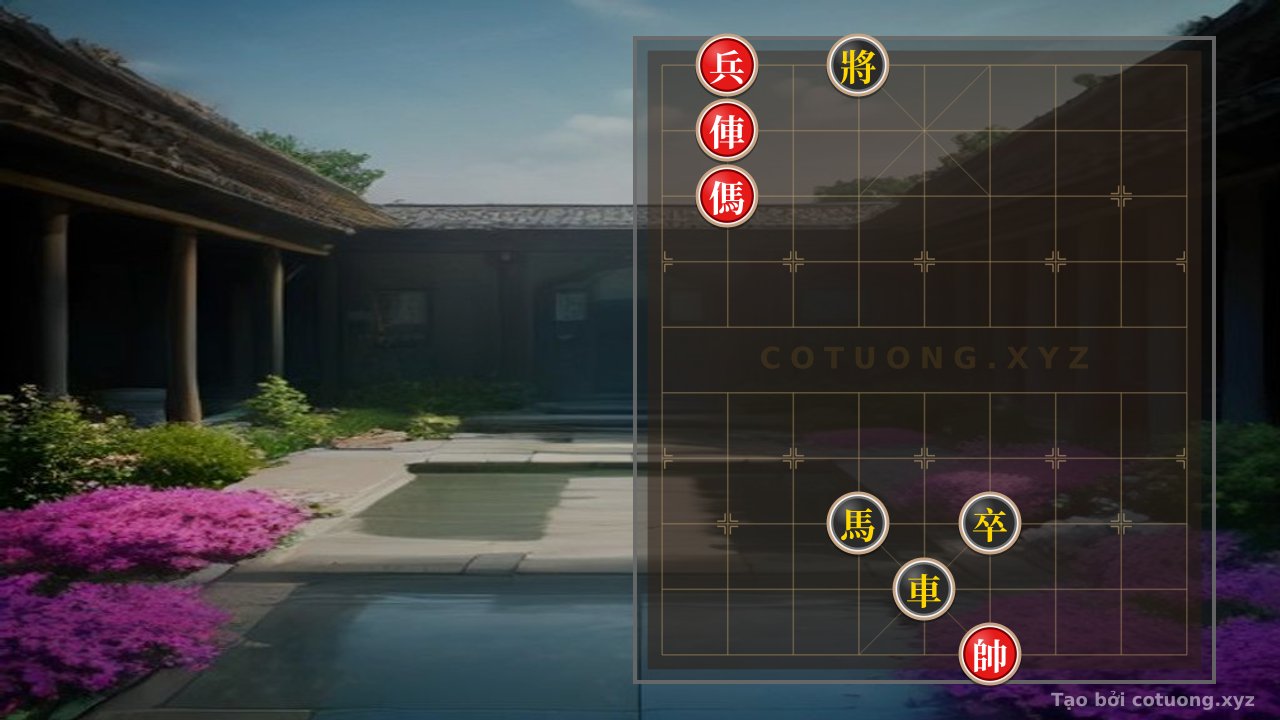 Thế cờ: Xiangqi: Fire Tactics, Blocking the Black Chariot Like a Game of the Gods — Cờ Tướng Online