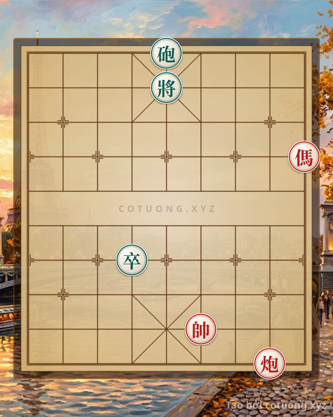 Challenge: Black Cannon's Hidden Threat, Red Horse's Waiting Move: 