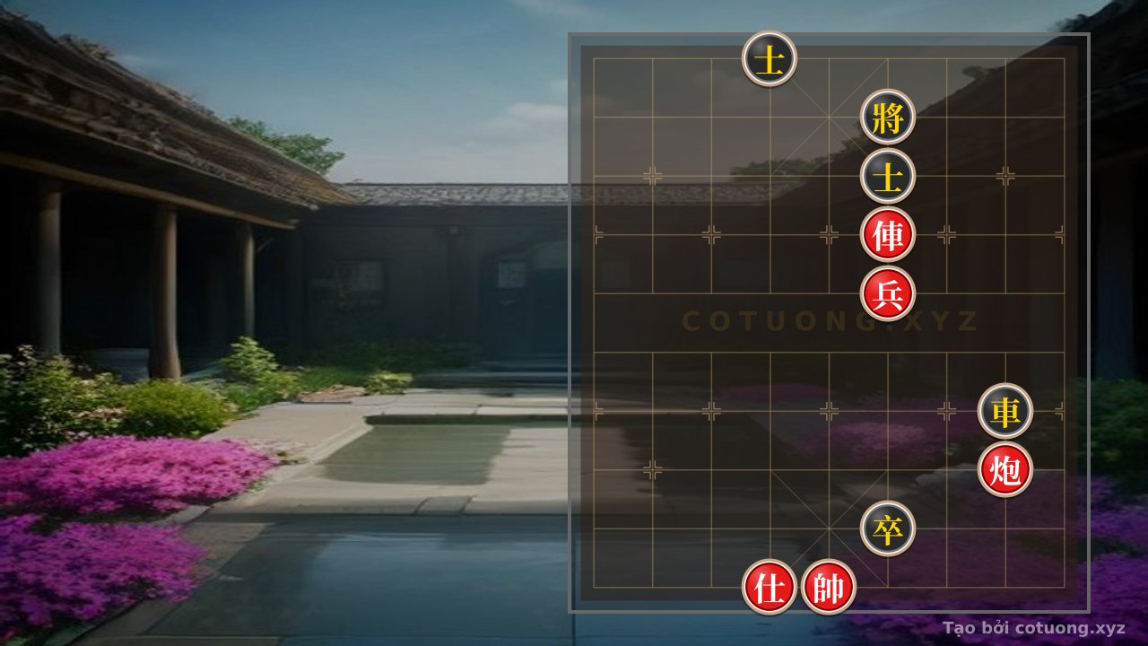 Thế cờ: The Secret of 'Chariot Charge Escape' in the 'Black Advisor on File 4' Formation - Basic Xiangqi — Cờ Tướng Online