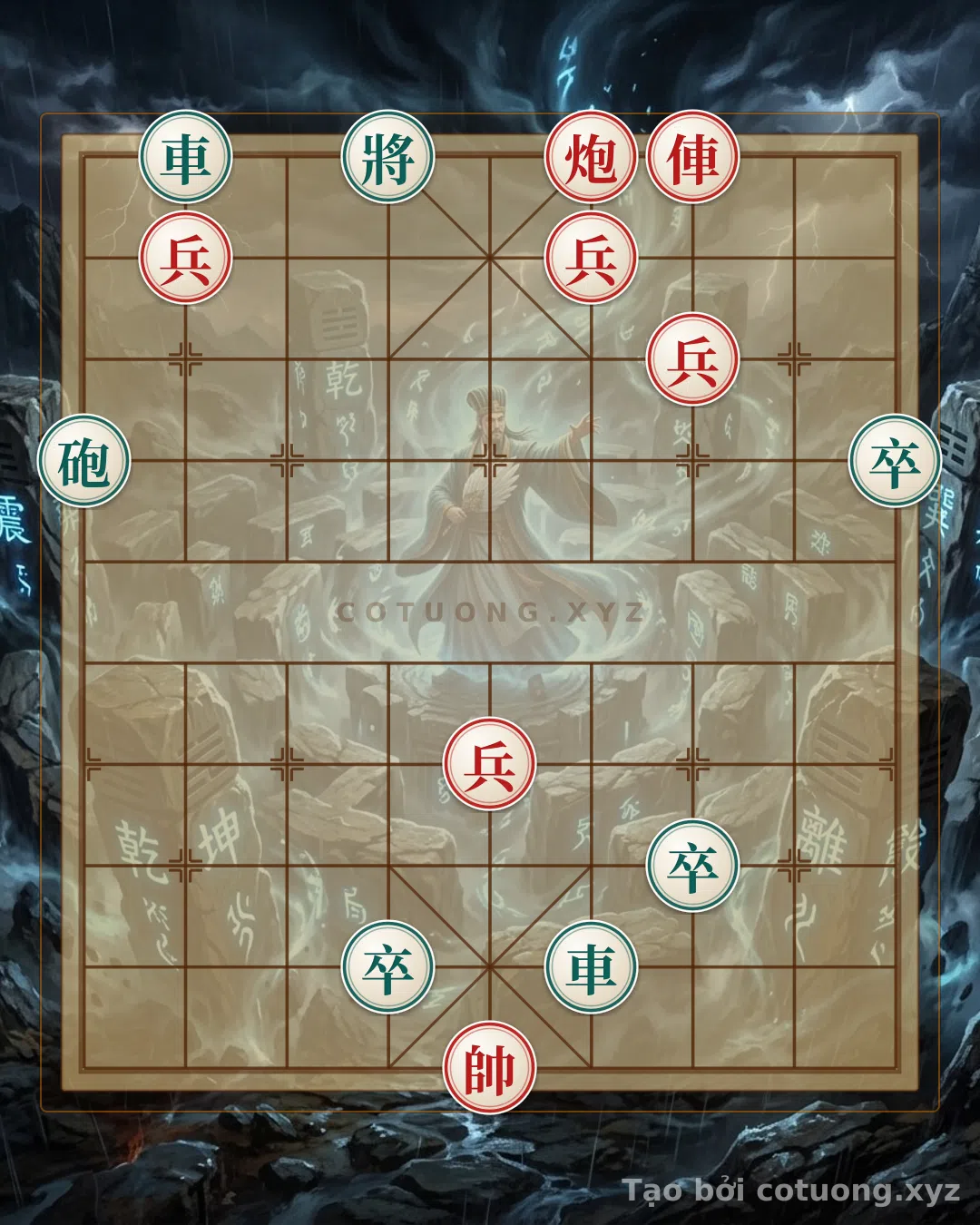 Challenge: Legendary General's Chess: Four-Rook Cannon Crushes Black's Double Rooks - Master's Ultimate Trap Strategy Surprises Opponent - Can you solve it?