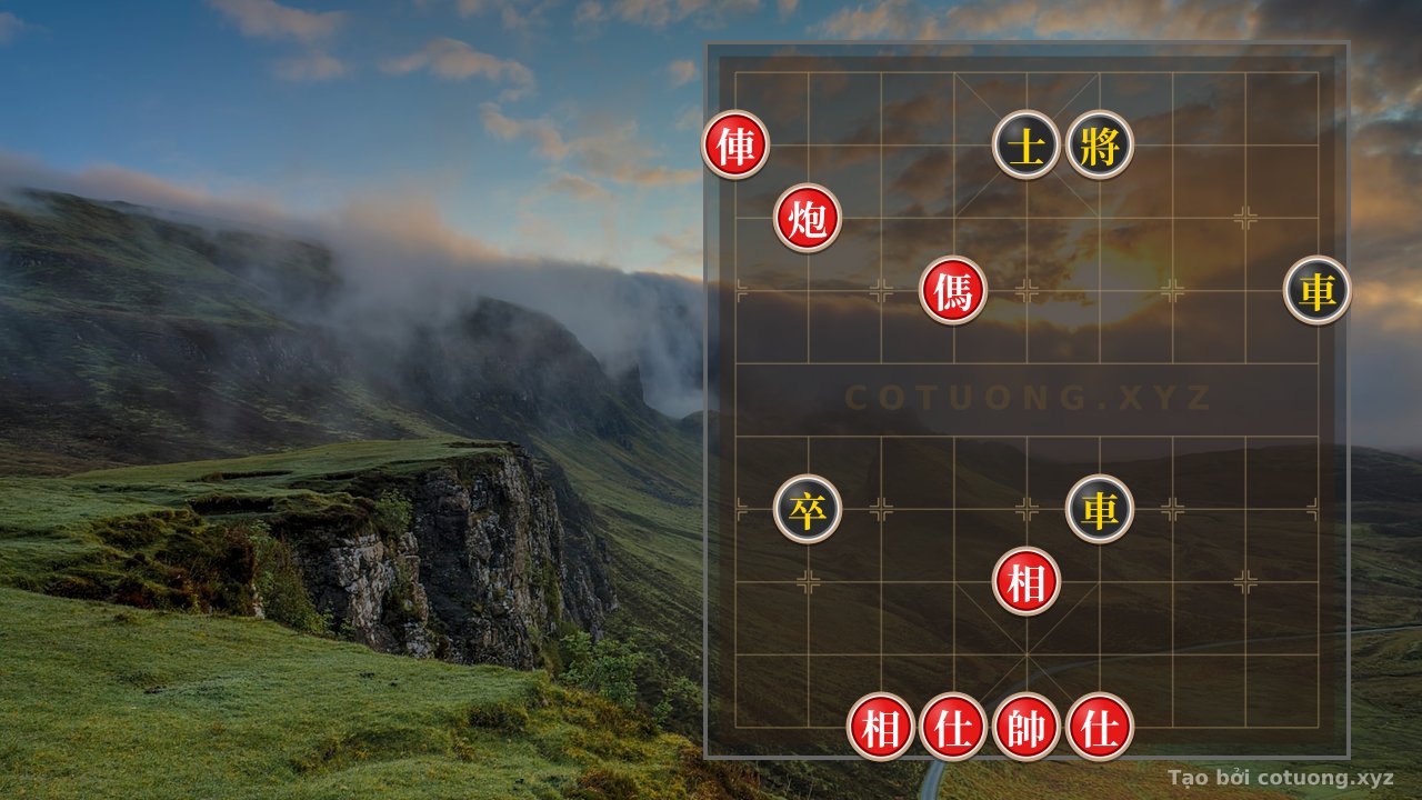 Thế cờ: The 'Red Chariot on File 9' Trap in Black's Position: A Hidden Threat Behind an Ordinary Move — Cờ Tướng Online