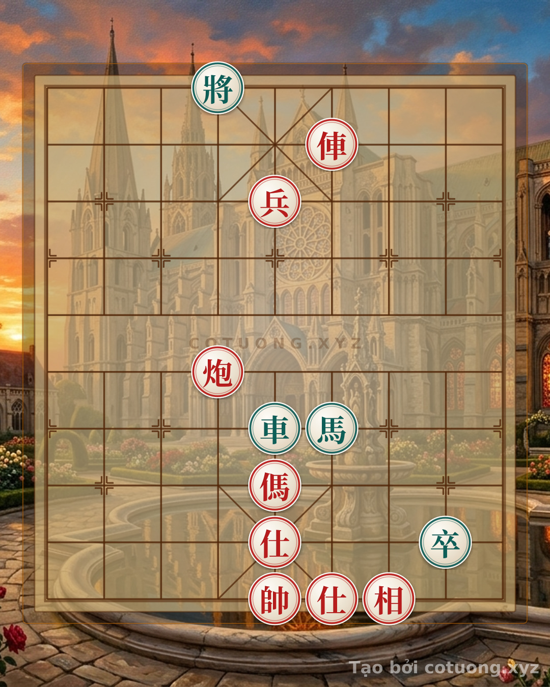 Challenge: Hidden Tactics: Rook Cannon Horse Pawn Checkmate the Rook Horse Pawn in One Move - Dare to Try? - Can you solve it?