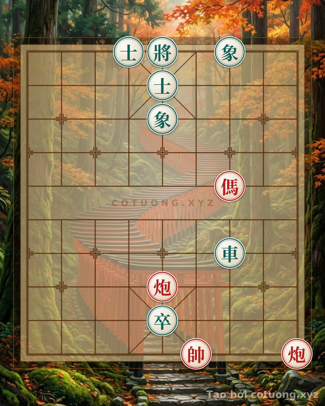 Thế cờ: Xiangqi: Mastering the Defense Against the Red Horse's Trap — Cờ Tướng Online