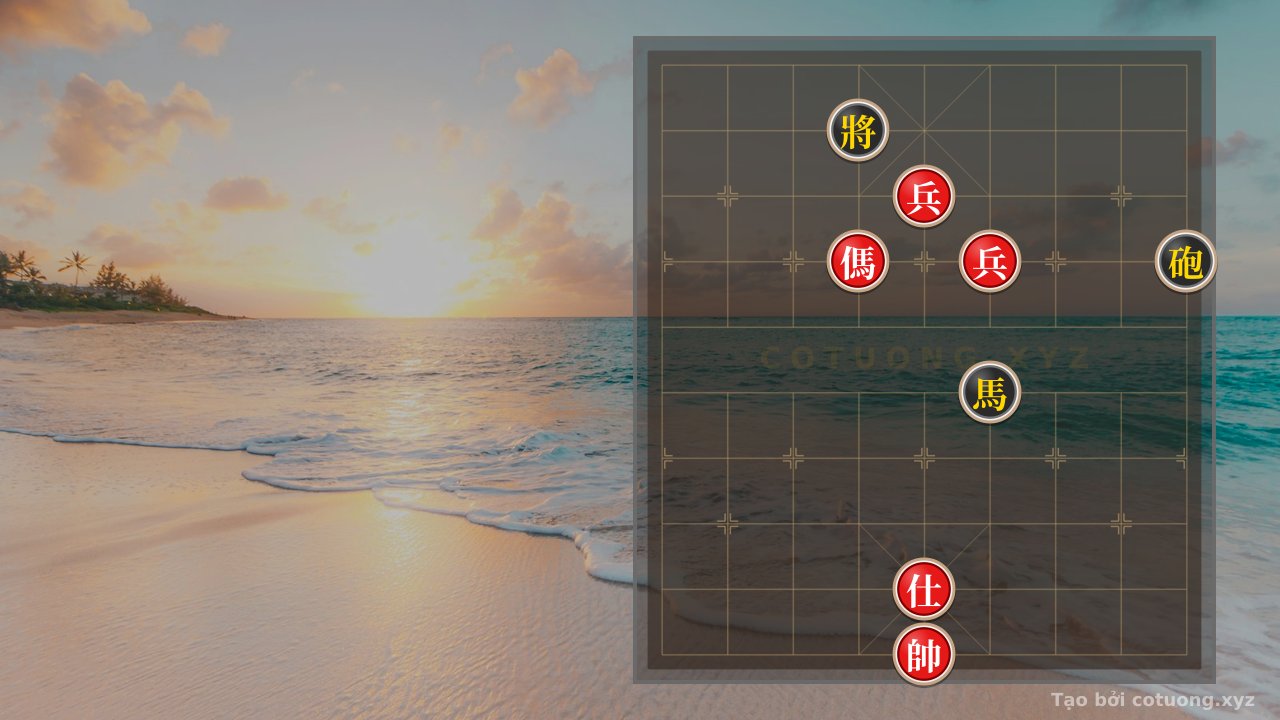 Thế cờ: 'Black General on File 4, Rank 9' - The Secret of the Red-Blue River: 