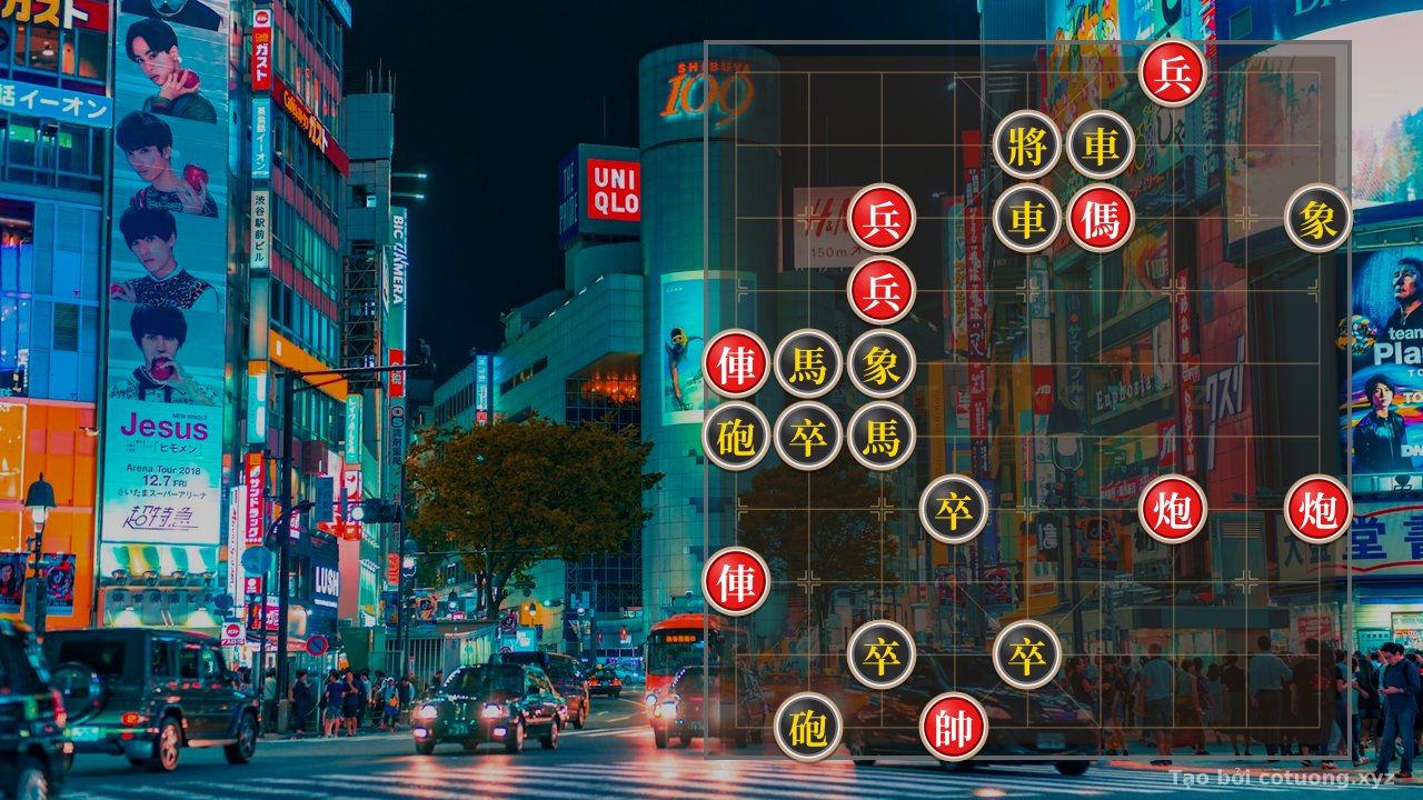 Thế cờ: Xiangqi (Chinese Chess) XYZ: Black's Defensive Setup, Red's Aggressive Attack - Decoding the Thrilling Position — Cờ Tướng Online