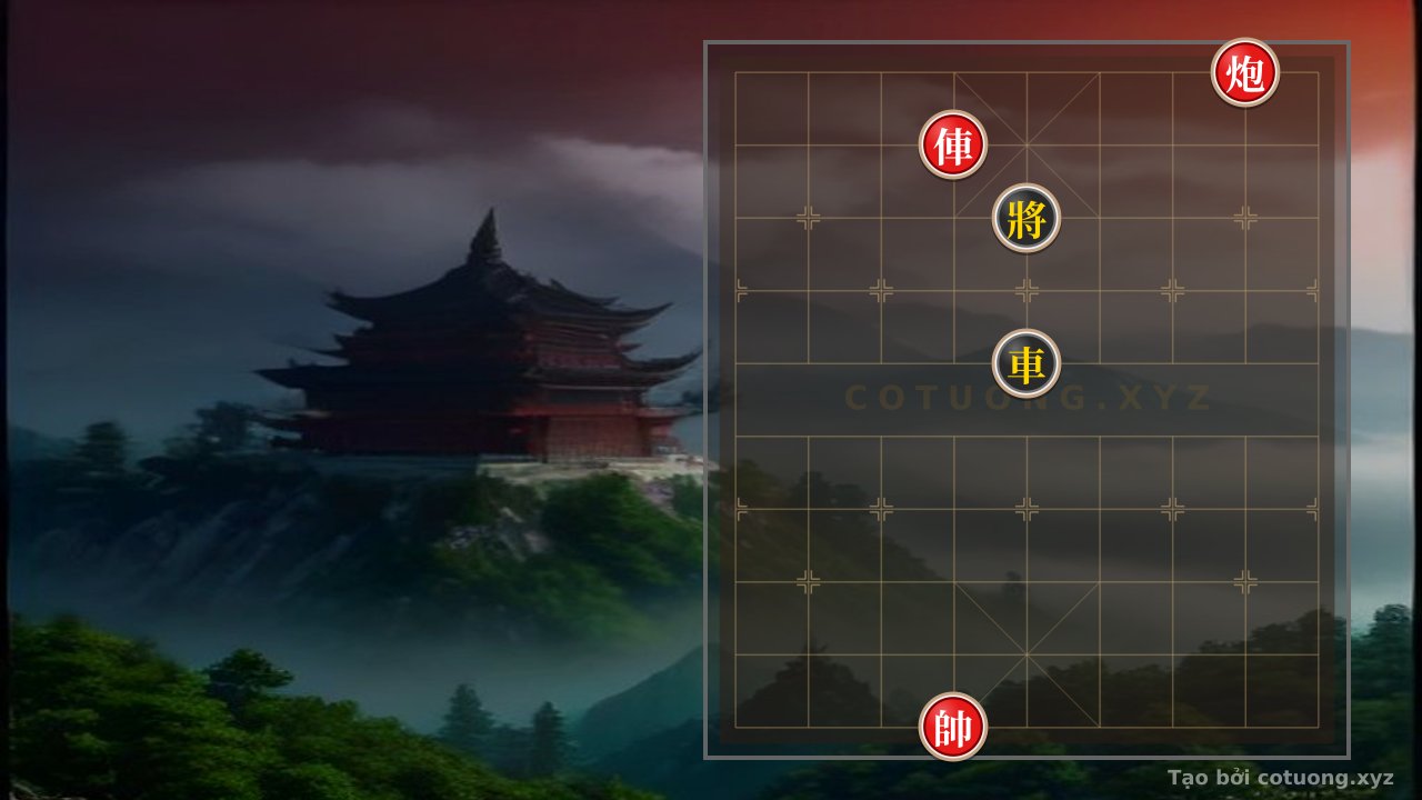 Thế cờ: Bloody Battle: Red Chariot and Red Cannon Strike, Black General Needs Counterattack — Cờ Tướng Online