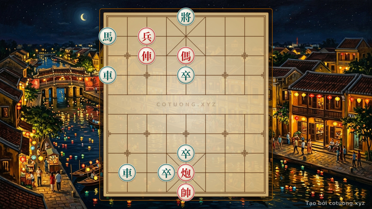 Thế cờ: Is Black General Exposed at 5th File, 10th Rank? Red's Quick Lightning 'Chariot and Cannon' Counterattack Strategy - Xiangqi Online Tips — Cờ Tướng Online