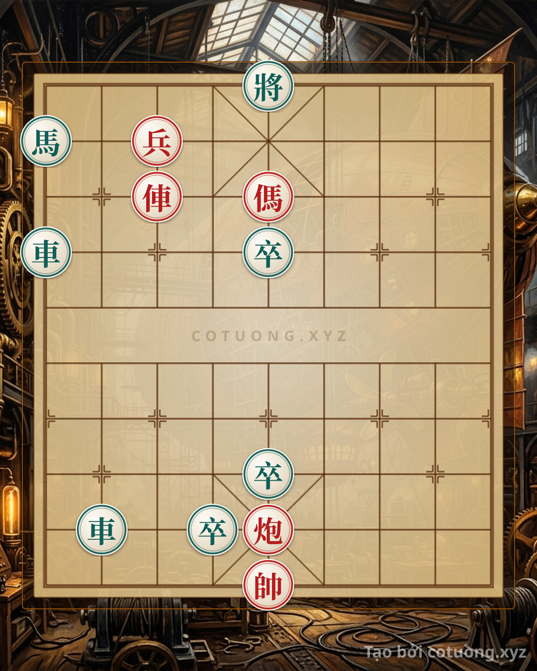 Challenge: Is Black General Exposed at 5th File, 10th Rank? Red's Quick Lightning 'Chariot and Cannon' Counterattack Strategy - Xiangqi Online Tips - Can you solve it?